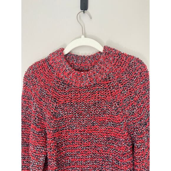 Current/Elliott The Moonshine Sweater Red/Black Speckled Size Small - Picture 4 of 8